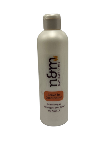 N&M Leave in Conditioner with Shea Butter and Argan Oil